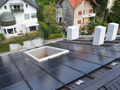 Club House Parco Rocca fotovoltaico